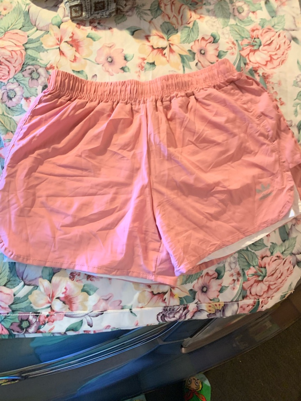 Adidas Women’s Pink Elastic Waist Athletic Shorts Size 2XL